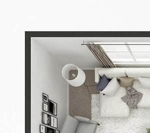 1 bed apt floor plan Grand Blanc